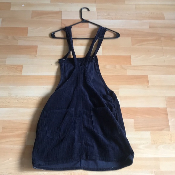 Corduroy navy blue skirt overall - Picture 2 of 2